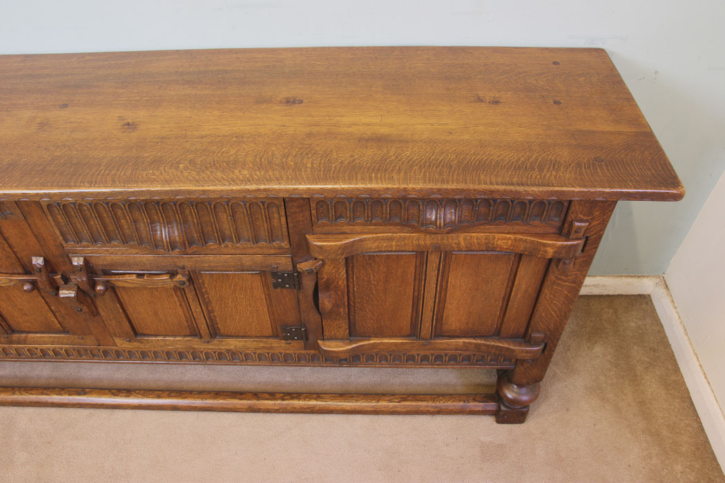 11531r5 Antique Oak Sideboard Dresser Base,