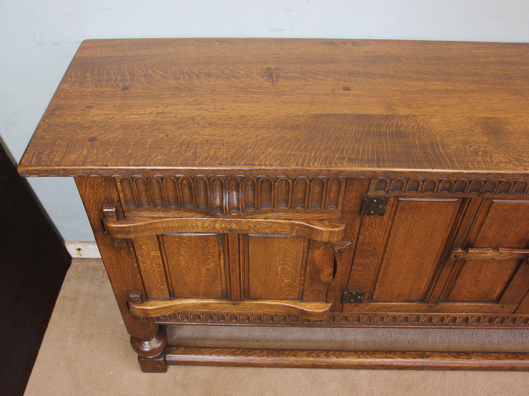 11531r6 Antique Oak Sideboard Dresser Base,