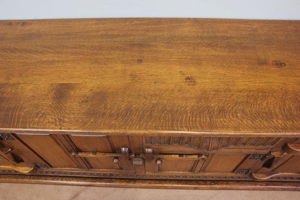 11531r9 Antique Oak Sideboard Dresser Base,
