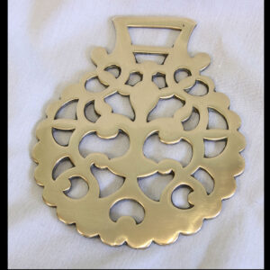 Antique Single Horse Brass