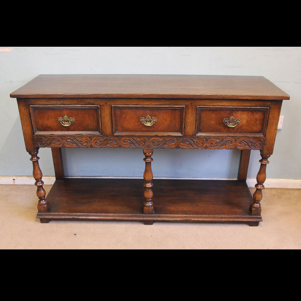 11546r01 Antique Oak Dresser Base, Antique Oak Sideboard Dresser Base