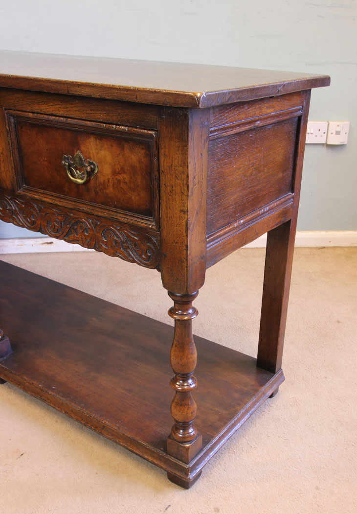 11546r5 Antique Oak Dresser Base,