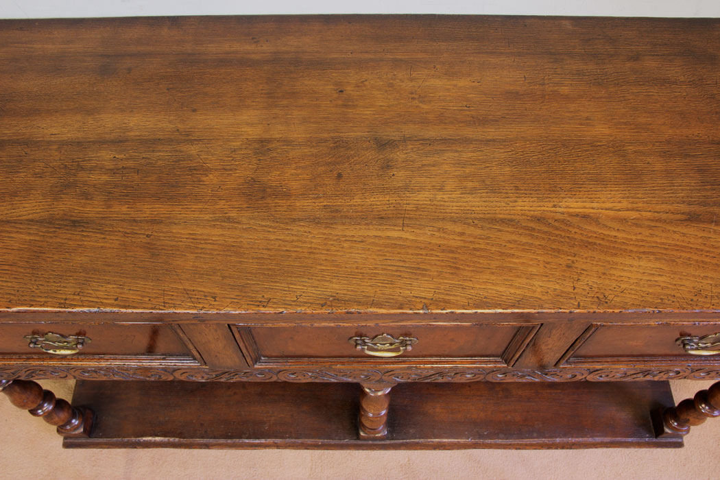 11546r6 Antique Oak Dresser Base,