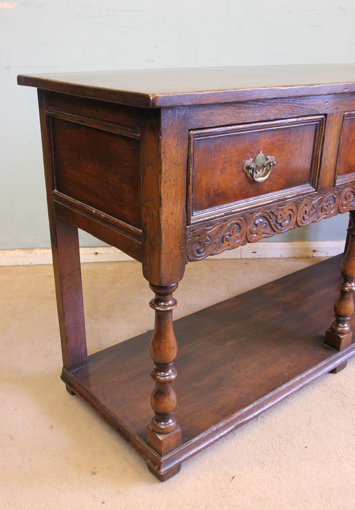 11546r9 Antique Oak Dresser Base,