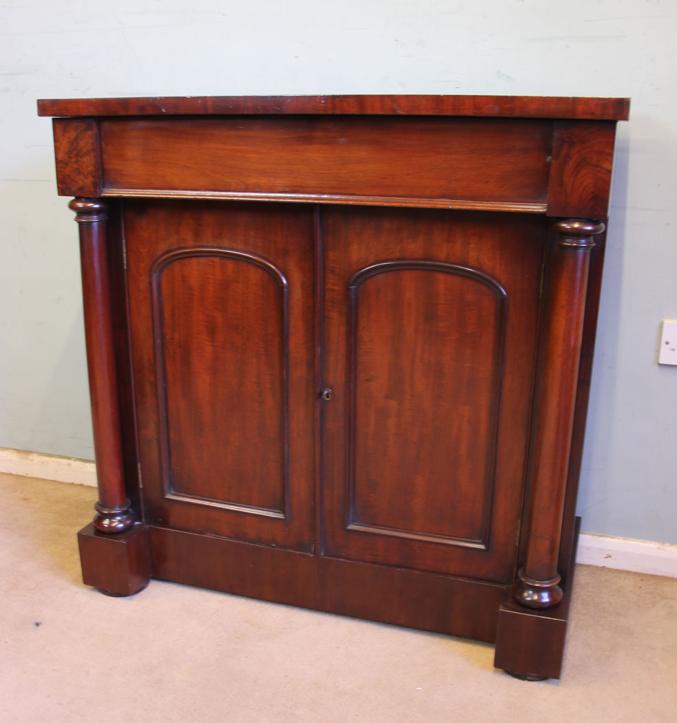 11549r2 Antique Victorian Mahogany Chiffonier Sideboard Base,