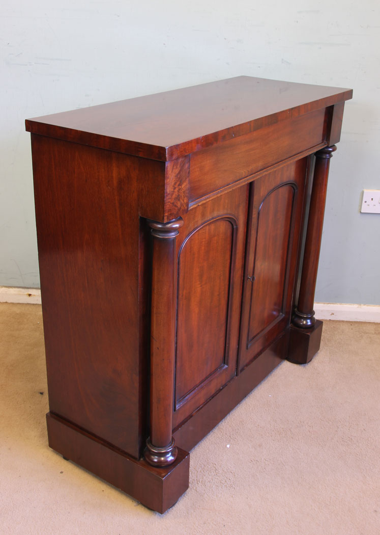 11549r3 Antique Victorian Mahogany Chiffonier Sideboard Base,