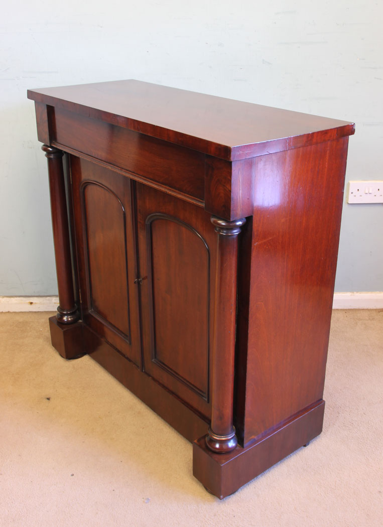 11549r5 Antique Victorian Mahogany Chiffonier Sideboard Base,