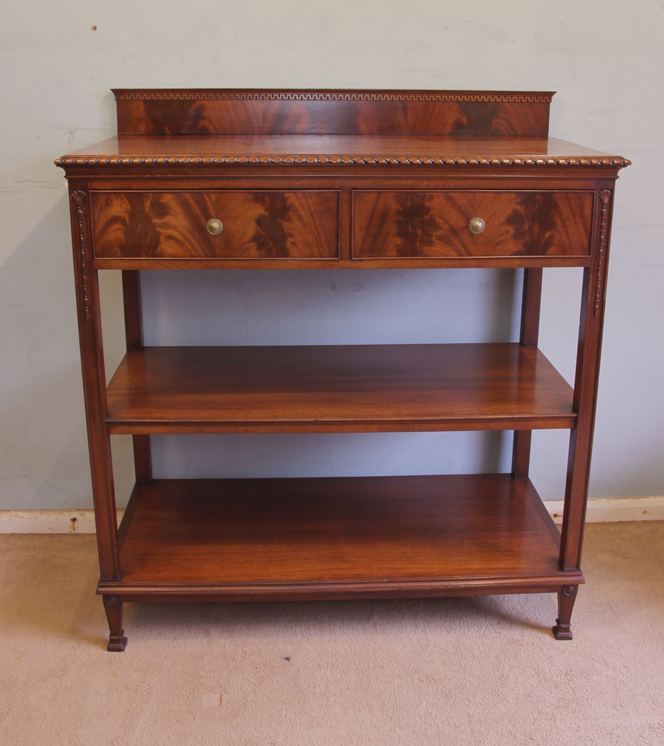 11559r13 Antique Mahogany Buffet Server,
