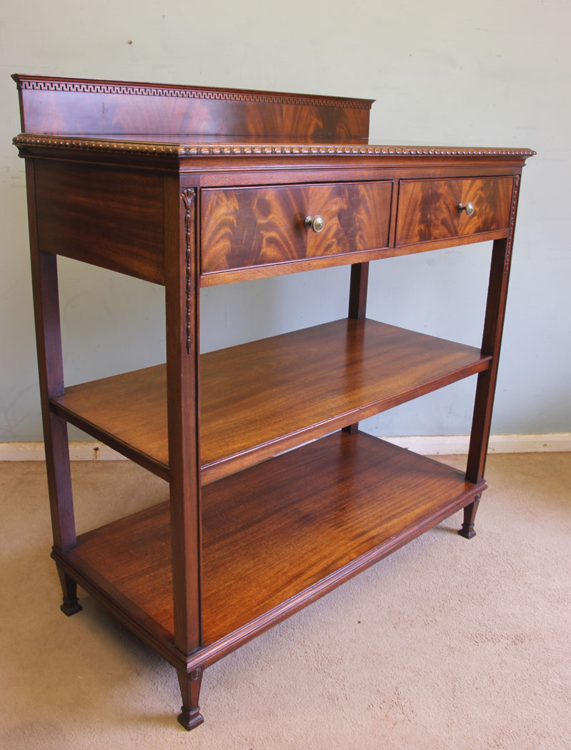 11559r2 Antique Mahogany Buffet Server,
