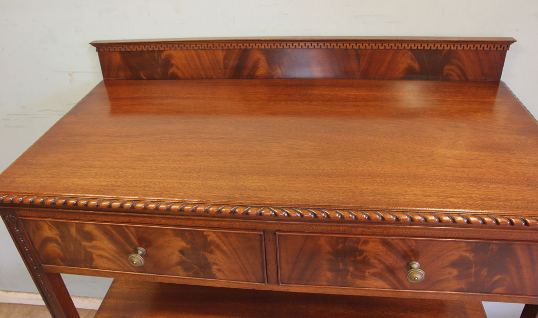 11559r6 Antique Mahogany Buffet Server,