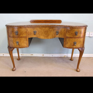 Burr Walnut Writing Desk / Dressing Table