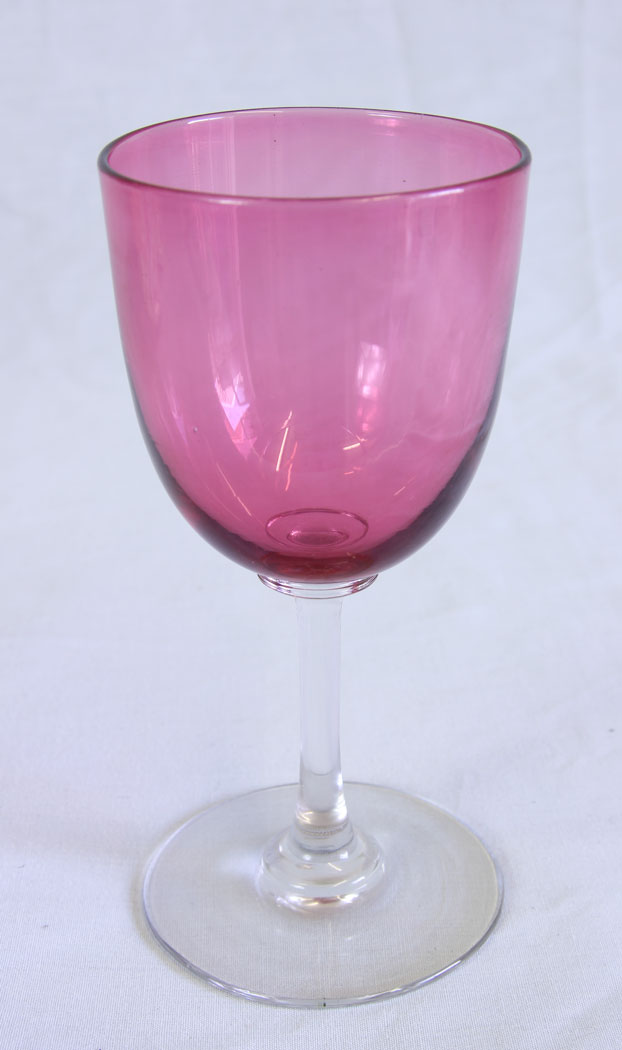 11730r1 Antique Cranberry Wine Glass,