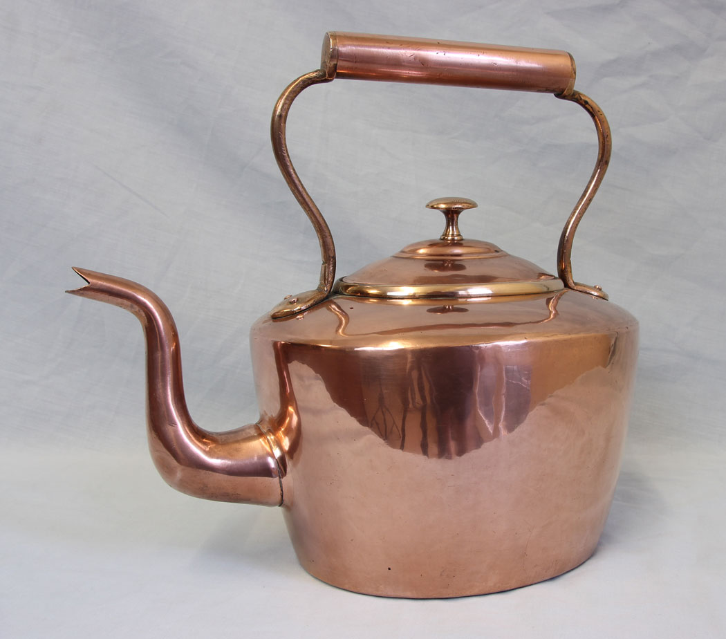 11757r3 Antique Copper Kettle,