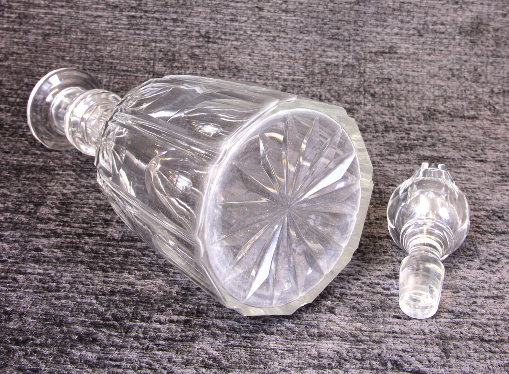 11798r5 Antique Cut Glass Decanter,