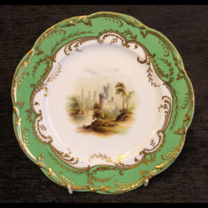Antique 19th Century Porcelain Dessert Cabinet Plate