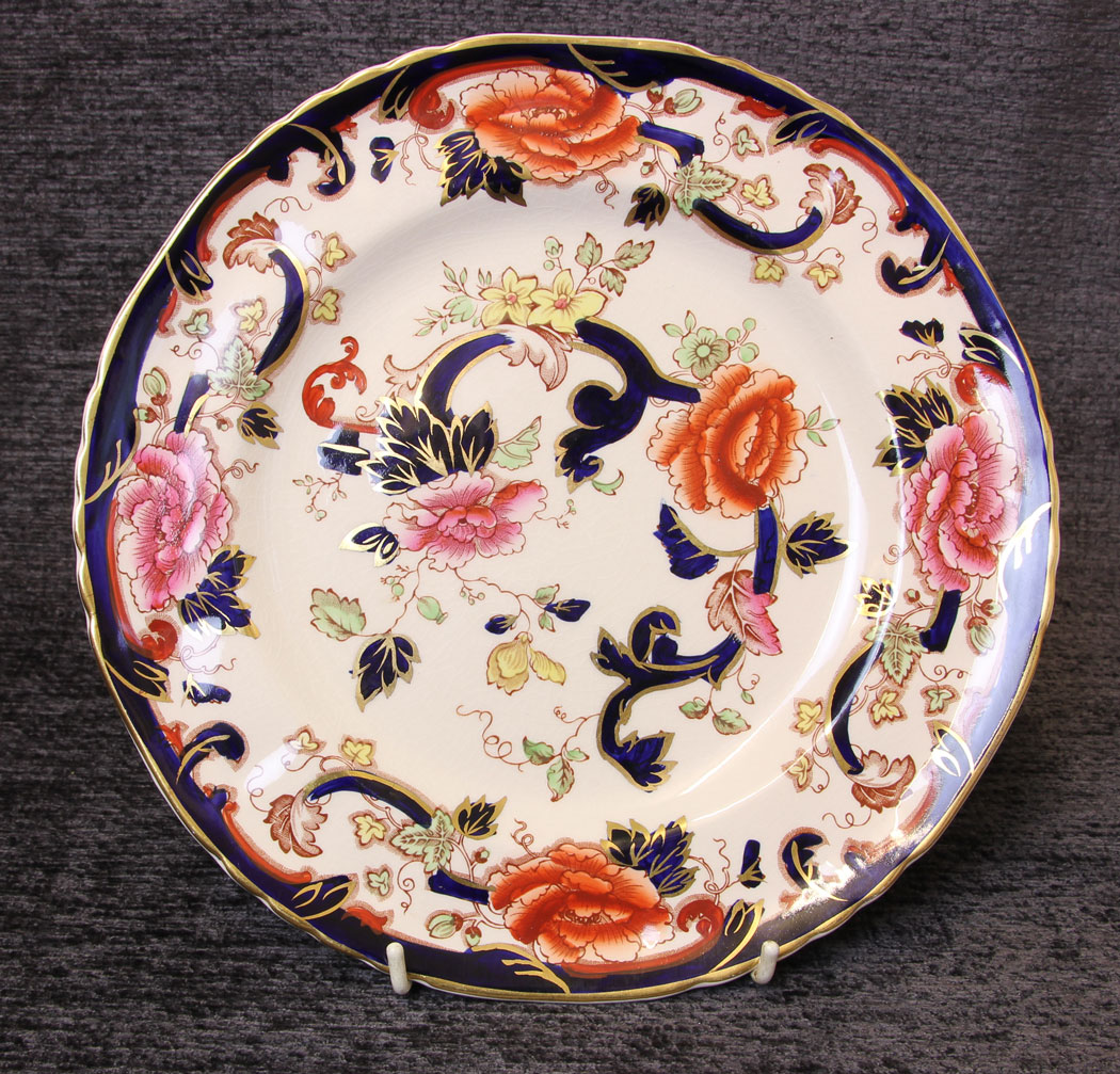 11804r1 Masons Ironstone Mandalay Dinner Plate,