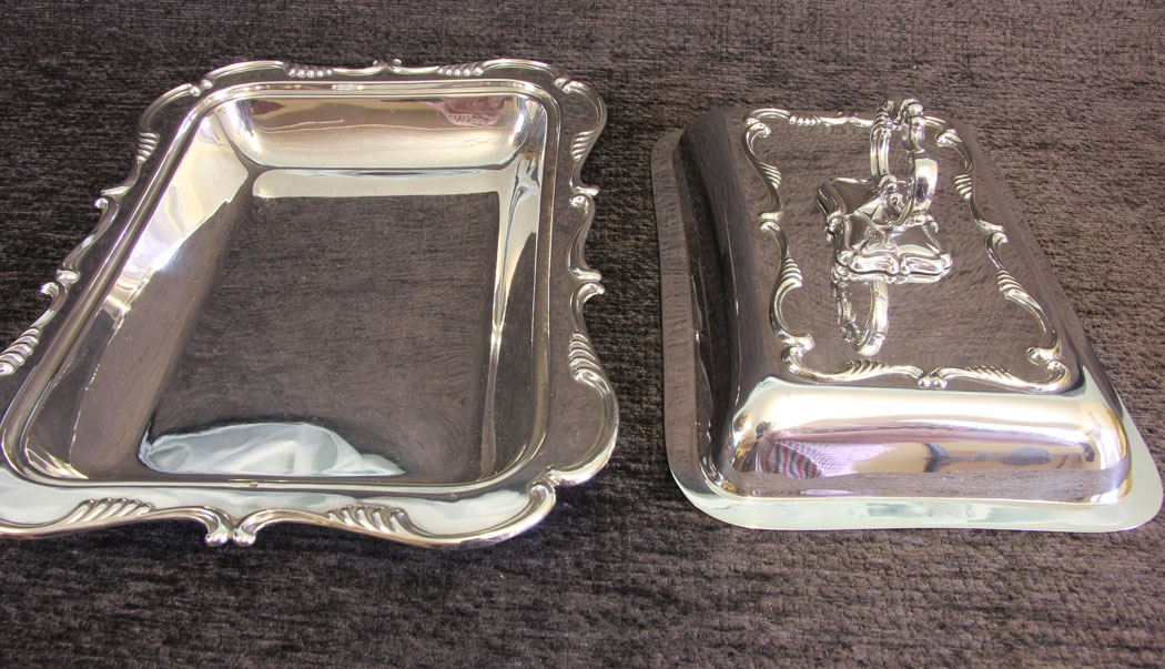 11829r6 Silver Plated Tureens,