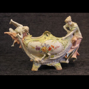 Antique Austrian Porcelain Figural Centrepiece