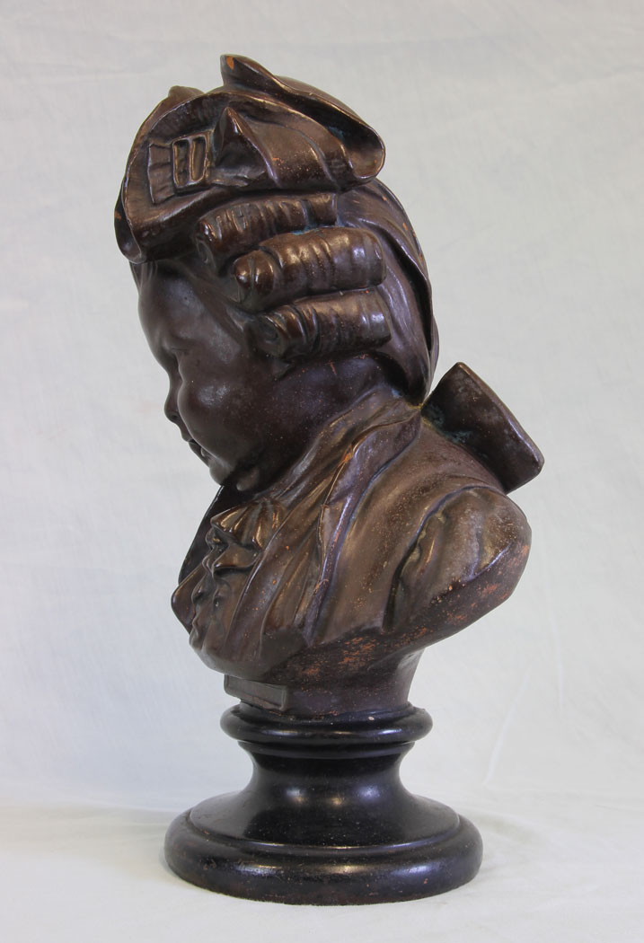 11853r5 Antique Terracotta Bust of Girl,