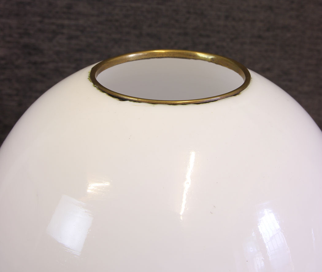 11859r3 Antique Opaque Oil Lamp Shade Globe,