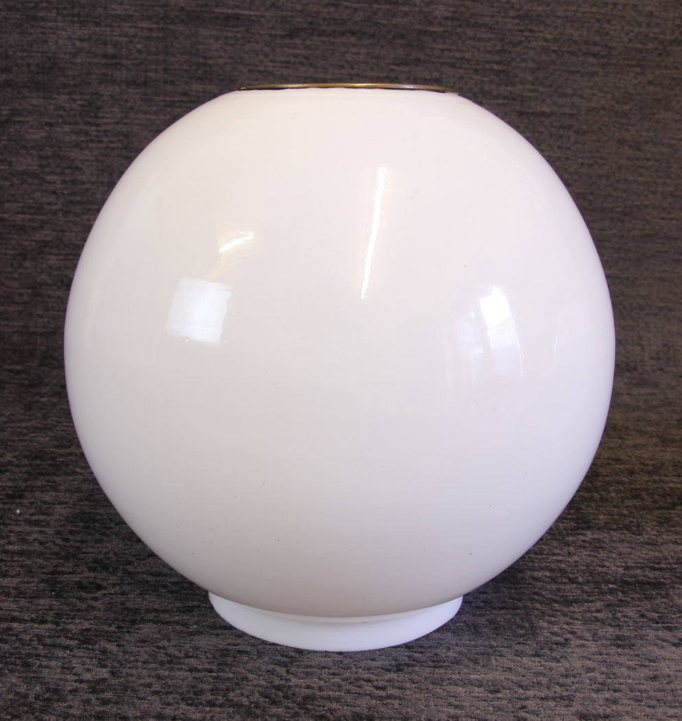 11859r4 Antique Opaque Oil Lamp Shade Globe,