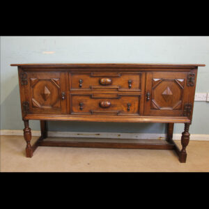 Antique Oak Sideboard Dresser Base