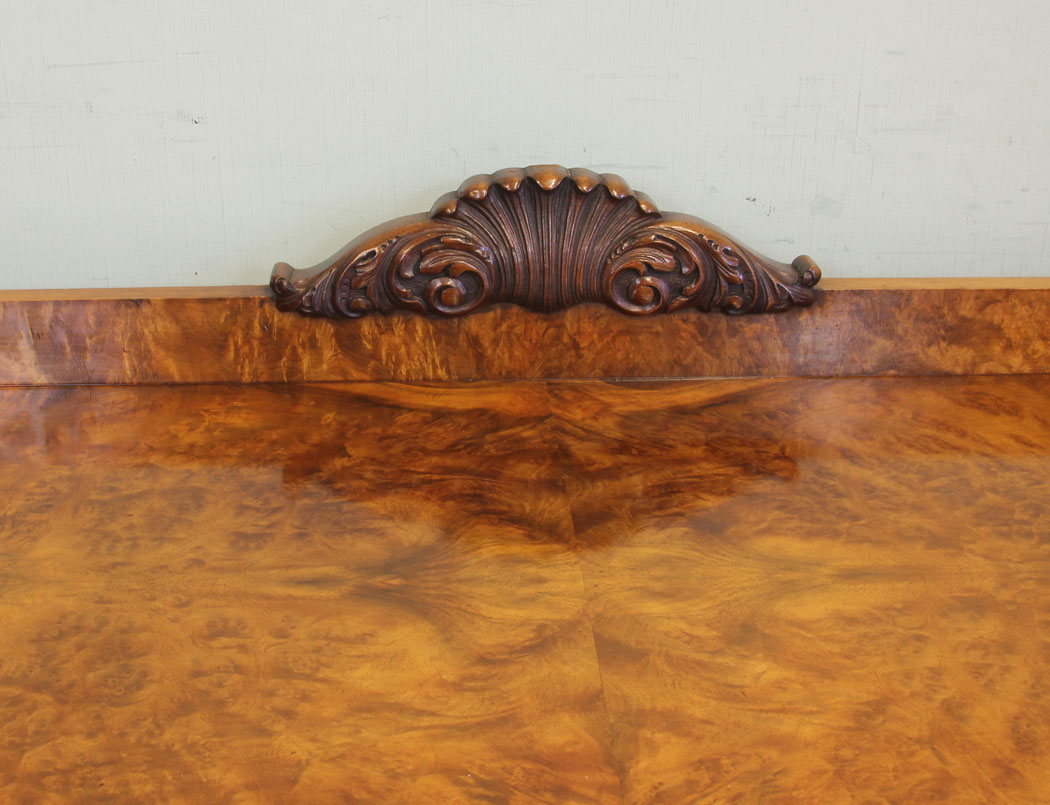 11870r13 Burr Walnut Sideboard Server,