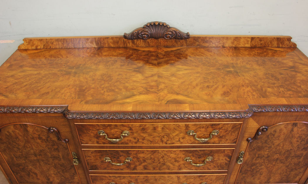 11870r14 Burr Walnut Sideboard Server,