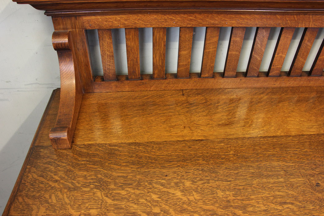11879r15 Antique Oak Arts Craft Sideboard Maple & Co,