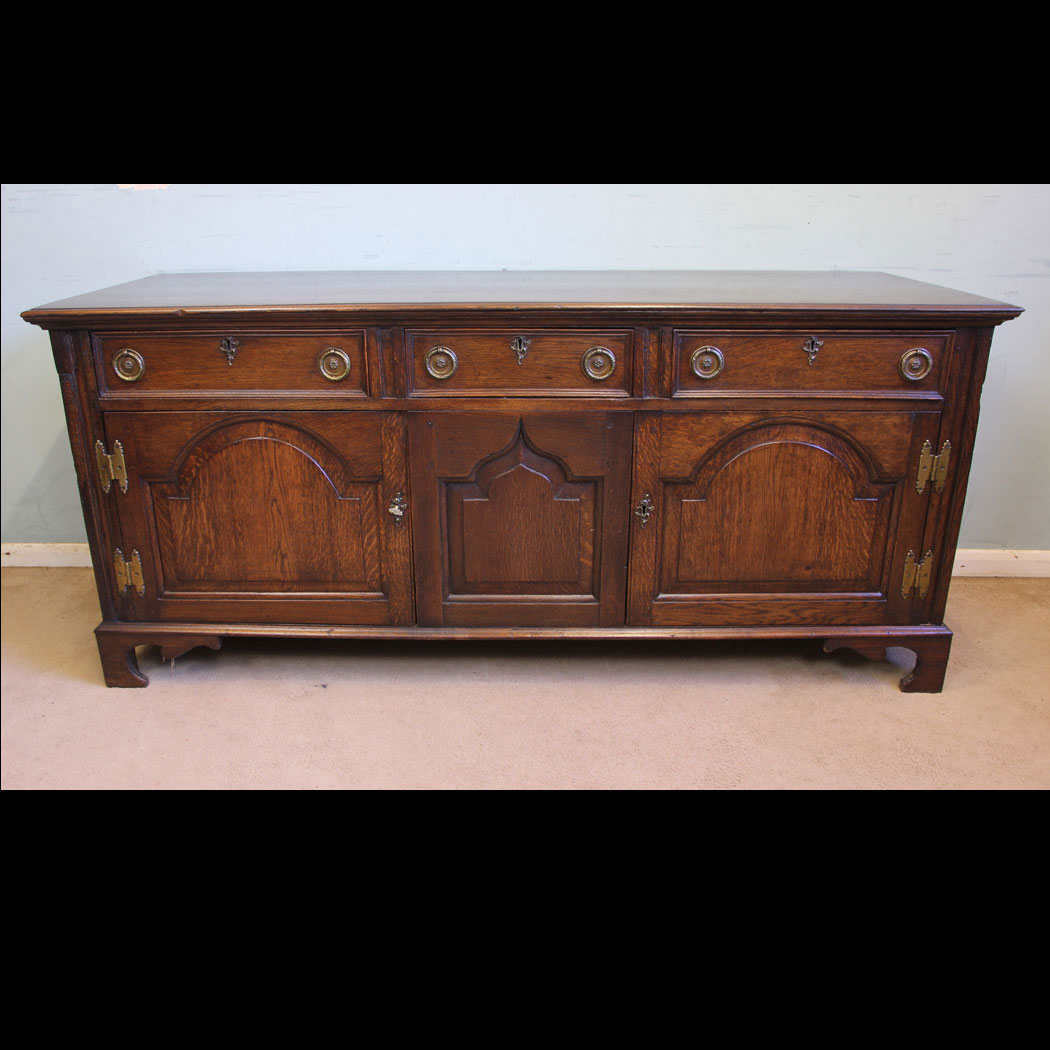 11883r01 Antique Oak Sideboard Dresser Base, Antique Oak Sideboard Dresser Base