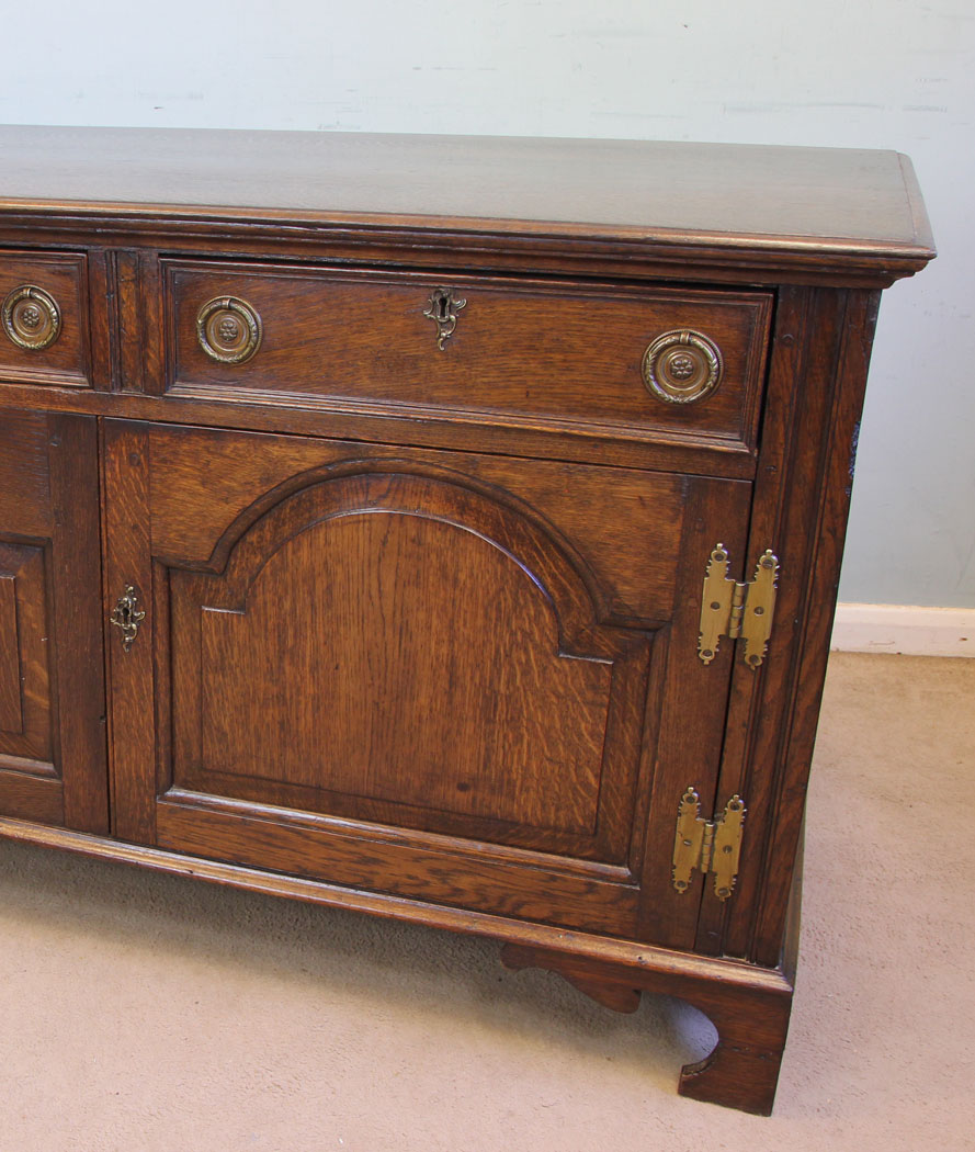 11883r11 Antique Oak Sideboard Dresser Base,