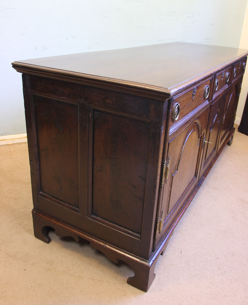 11883r12 Antique Oak Sideboard Dresser Base,