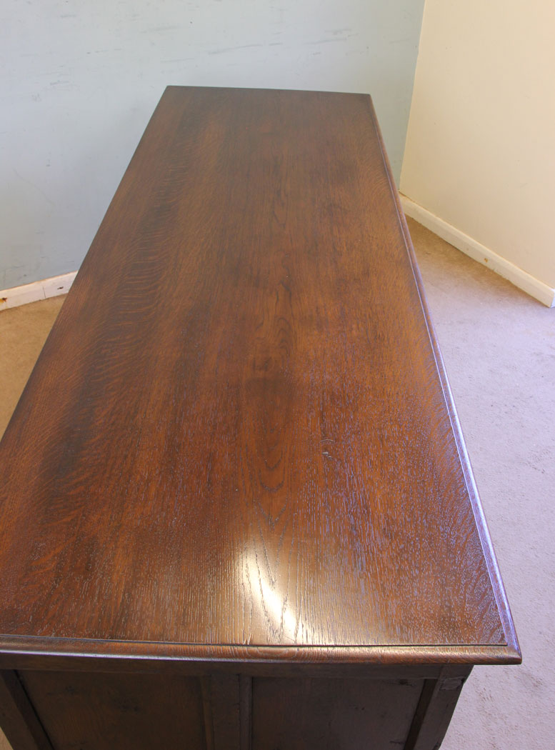 11883r13 Antique Oak Sideboard Dresser Base,