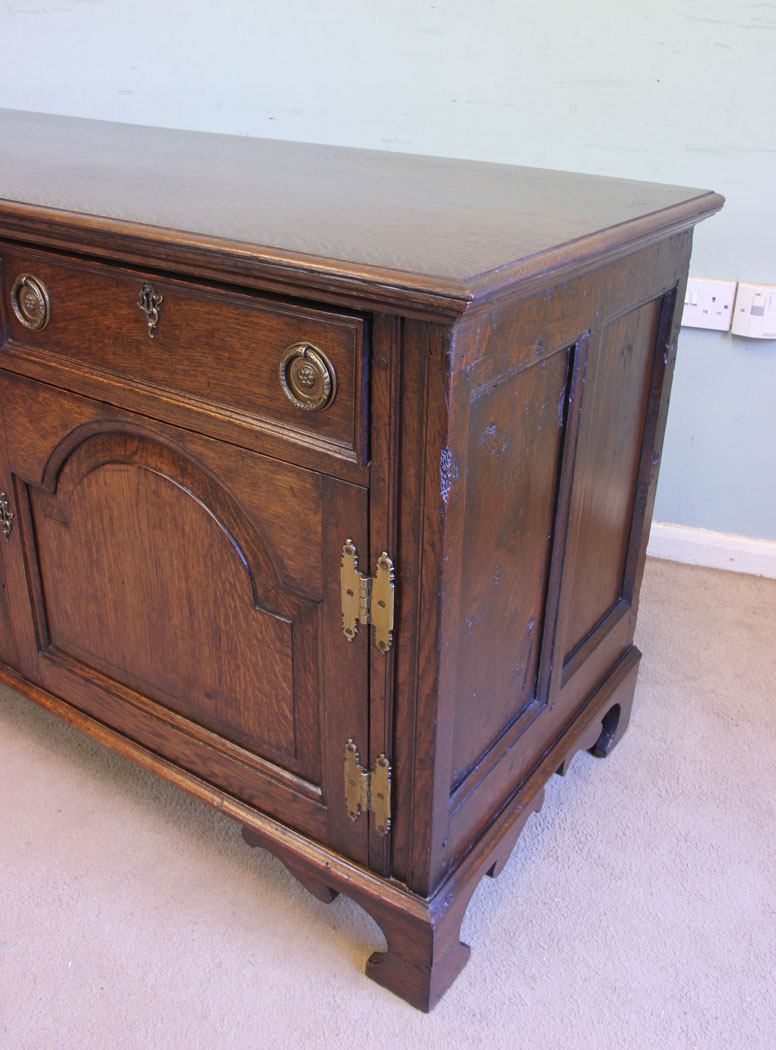 11883r3 Antique Oak Sideboard Dresser Base,
