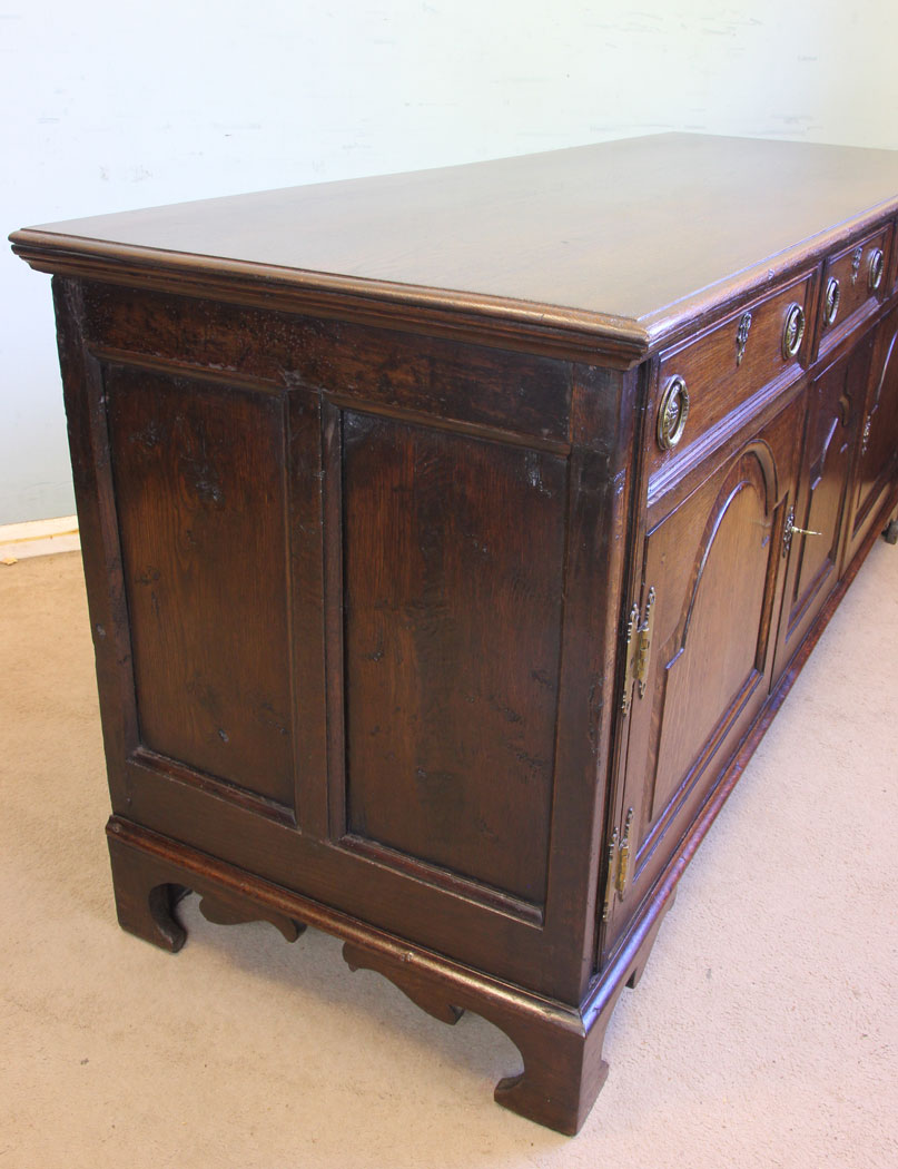 11883r5 Antique Oak Sideboard Dresser Base,