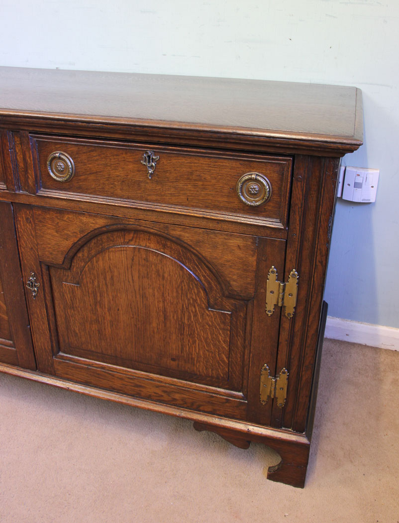 11883r6 Antique Oak Sideboard Dresser Base,