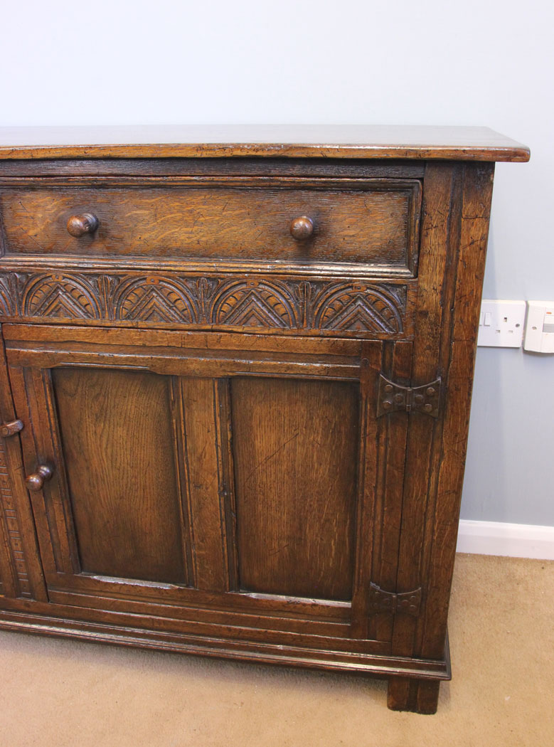 11913r5 Antique Oak Sideboard Dresser Base,