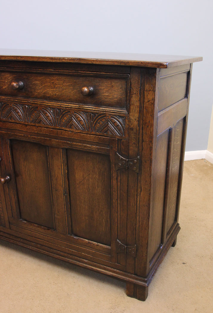 11913r9 Antique Oak Sideboard Dresser Base,