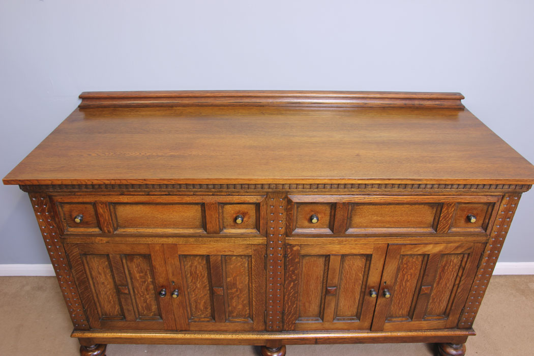 11916r13 Antique Oak Sideboard Dresser Base,