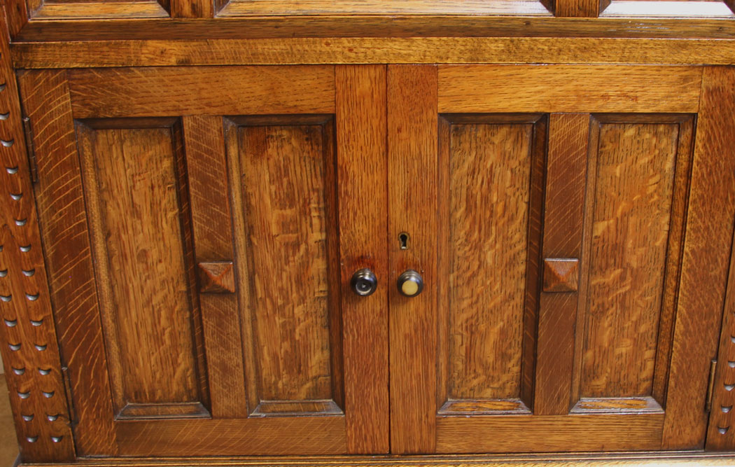 11916r9 Antique Oak Sideboard Dresser Base,