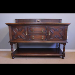 Quality Antique Oak Sideboard Dresser Base,