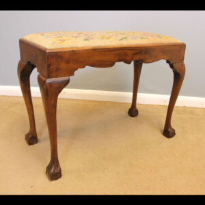 Antique Walnut Stool Dressing Table Stool