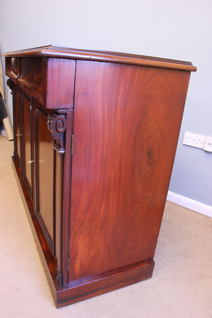 11947r10 Antique Victorian Mahogany Chiffonier Sideboard Server,
