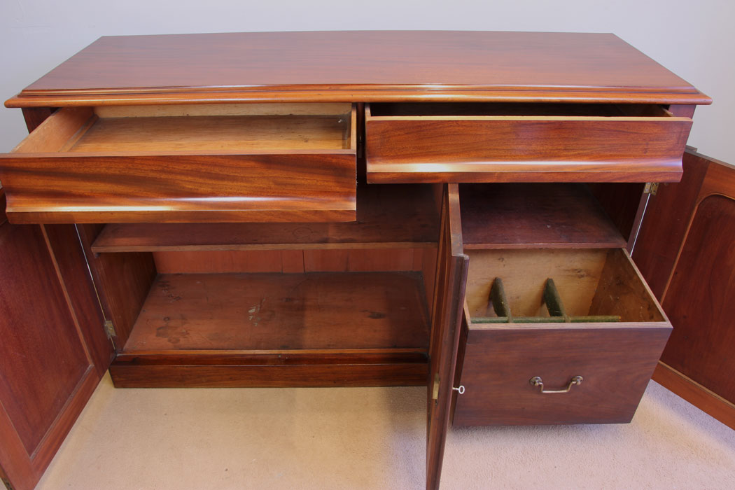 11947r14 Antique Victorian Mahogany Chiffonier Sideboard Server,