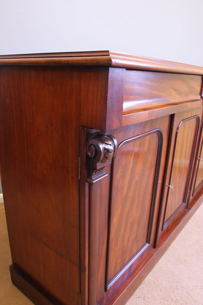 11947r9 Antique Victorian Mahogany Chiffonier Sideboard Server,