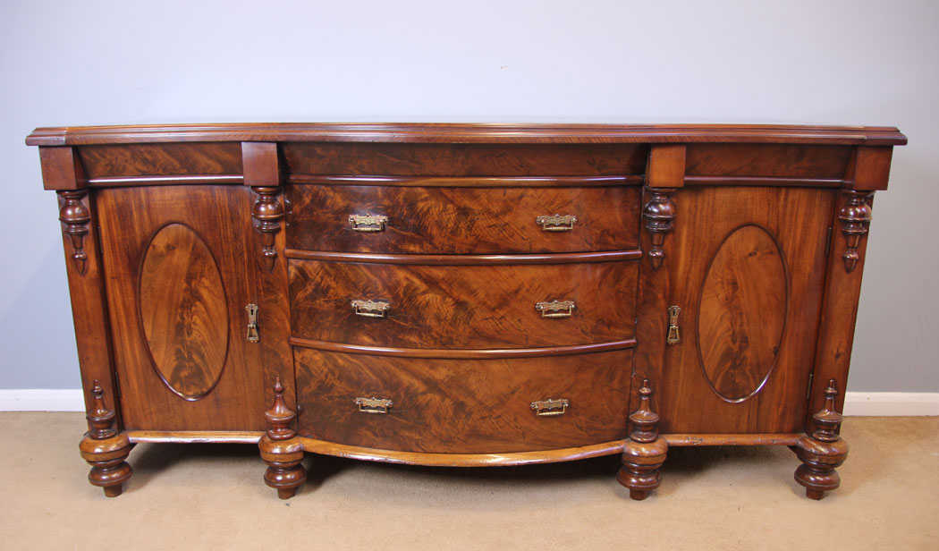 11952r1 Antique Victorian Mahogany Sideboard Dresser Base,