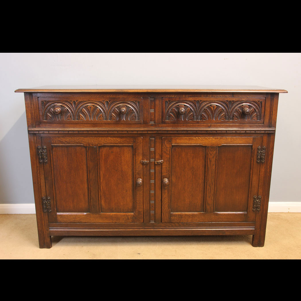 11961r01-Oak-Sideboard-Dresser-Base,- Oak Sideboard Dresser Base.
