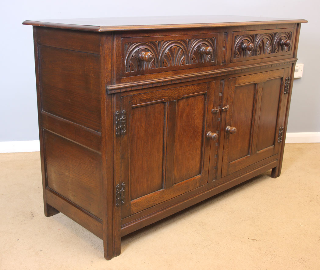11961r5 Oak Sideboard Dresser Base,