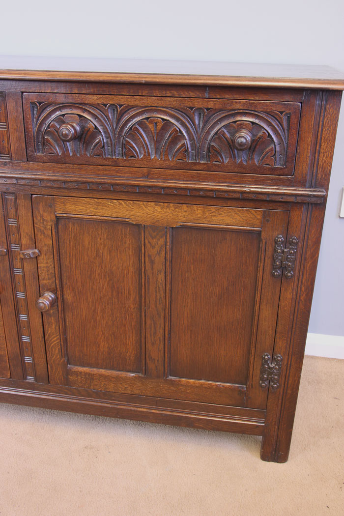 11961r9 Oak Sideboard Dresser Base,