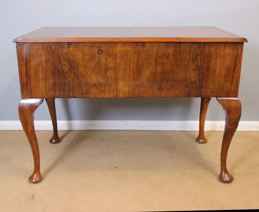 11962r12 Quality Burr Walnut Side Table Writing Desk,